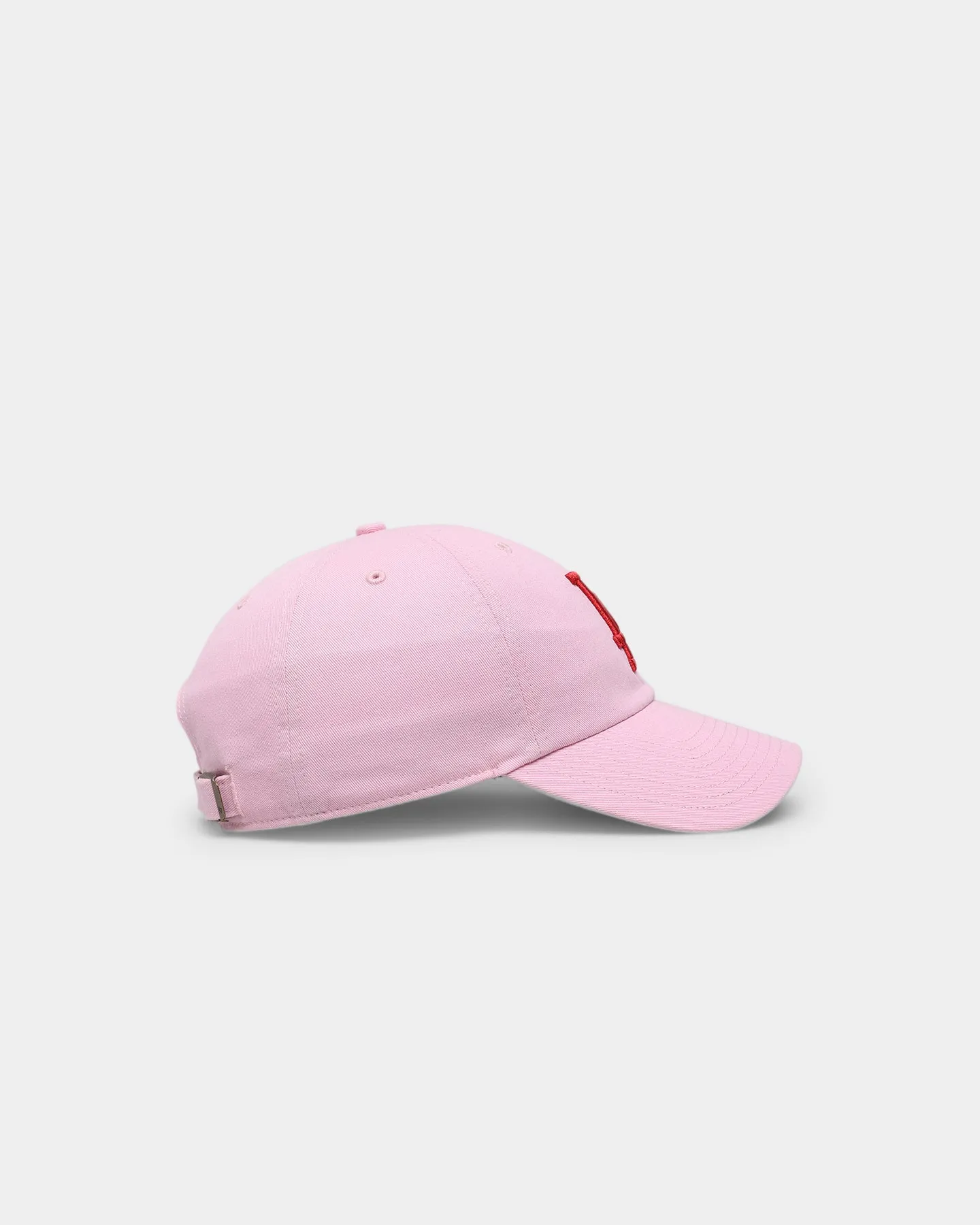47 Brand Los Angeles Dodgers Ballpark 'Lover Not A Fighter' Clean Up Strapback Petal Pink