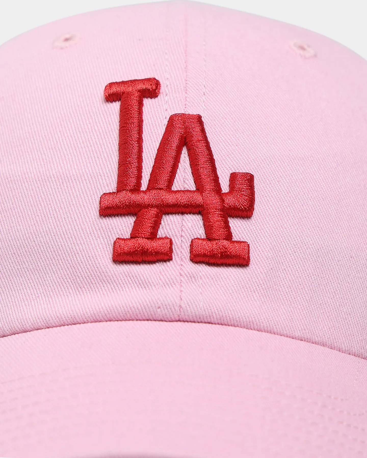 47 Brand Los Angeles Dodgers Ballpark 'Lover Not A Fighter' Clean Up Strapback Petal Pink