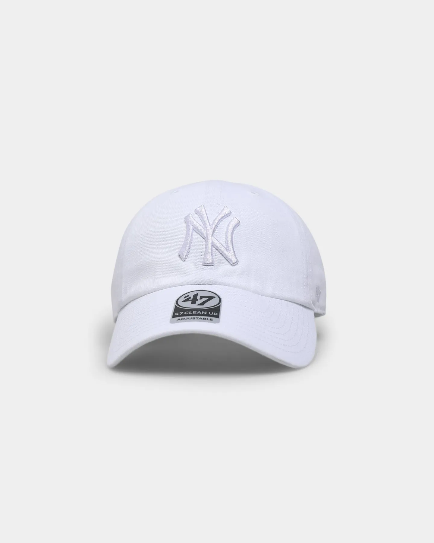 47 Brand New York Yankees 'Snow White' Clean Up Strapback White