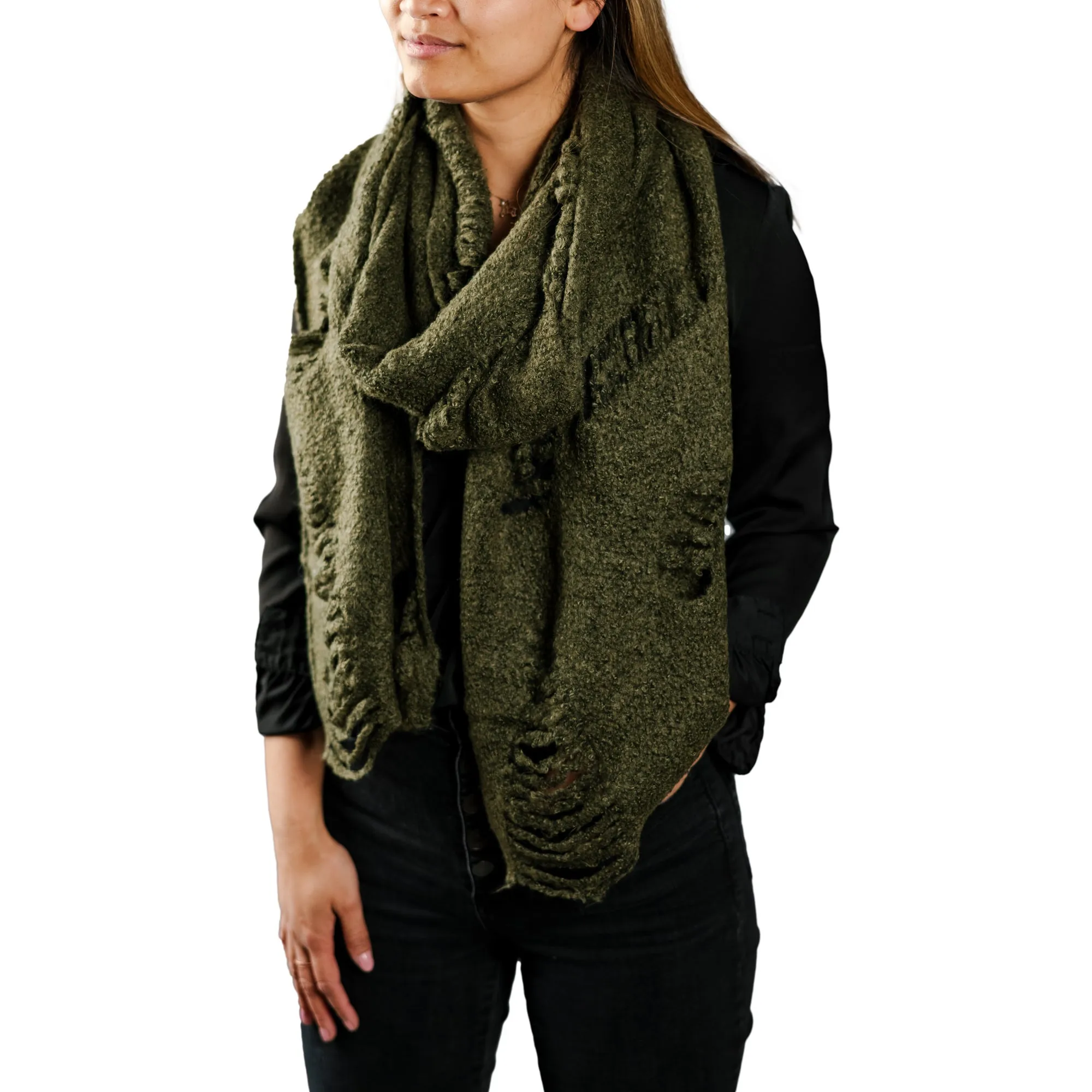 78" x 14.5" Ripped Scarf