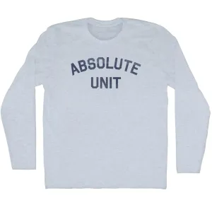 Absolute Unit Adult Tri-Blend Long Sleeve T-Shirt