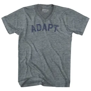 Adapt Adult Tri-Blend V-neck T-shirt