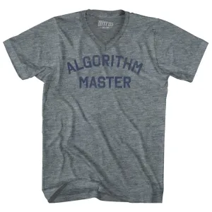 Algorithm Master Adult Tri-Blend V-neck T-shirt