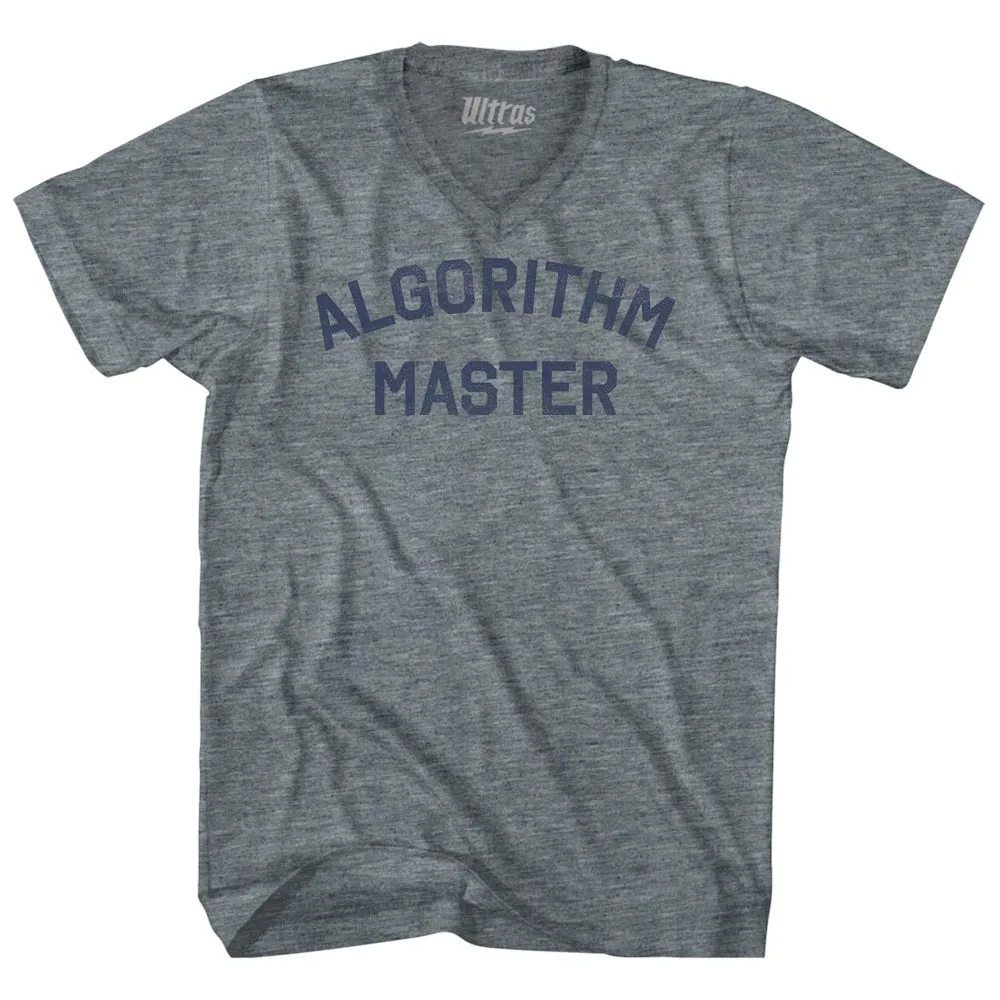 Algorithm Master Adult Tri-Blend V-neck T-shirt