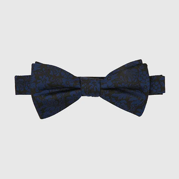 Blue Black BOW TIE