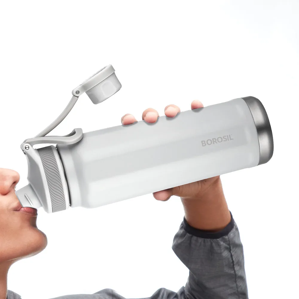 Borosil SportSip Slate Gray Personalise