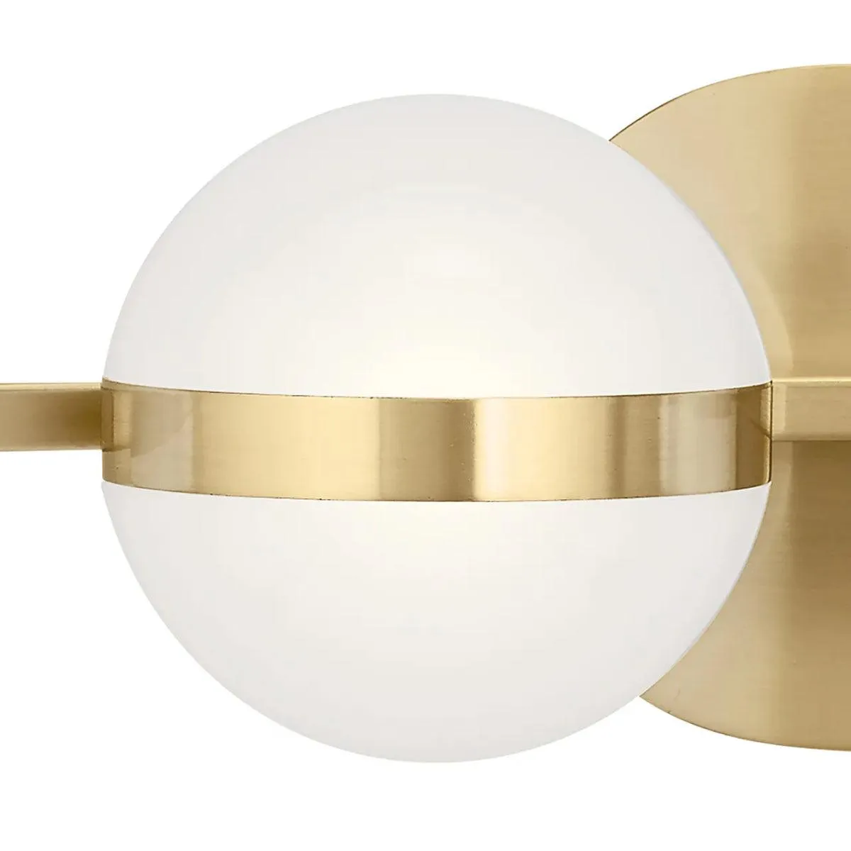 Breffin 30 In 4-Lights LED Bathroom Vanity Light, Gold Finish