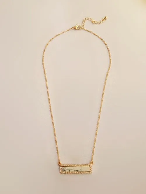 Delicate Bar Necklace