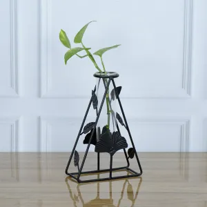 Gardenia Test Tube Planter - Black