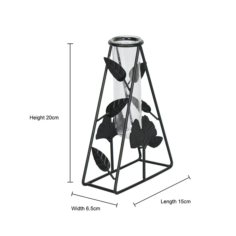 Gardenia Test Tube Planter - Black