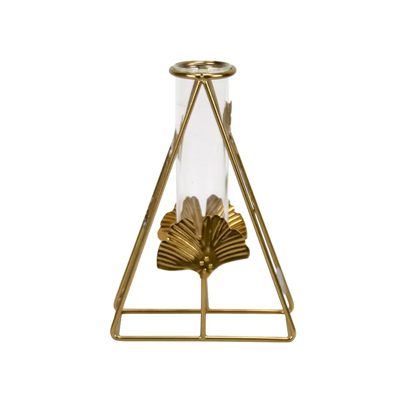 Gardenia Test Tube Planter - Gold