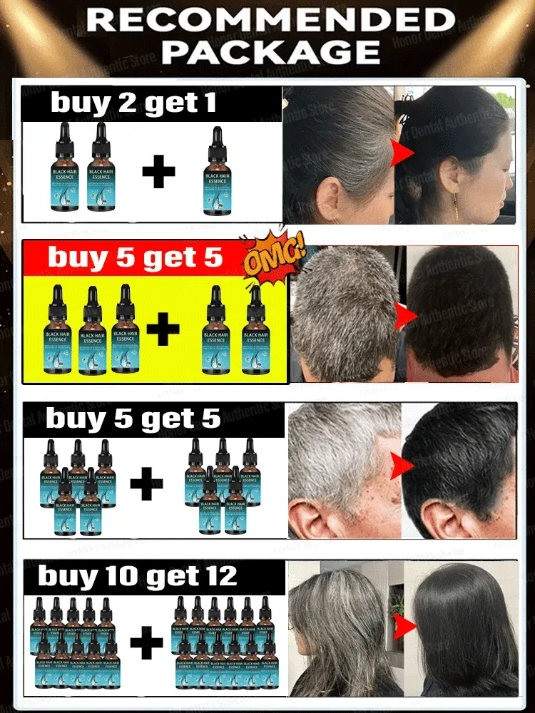 Gray to Black Treatment Serum