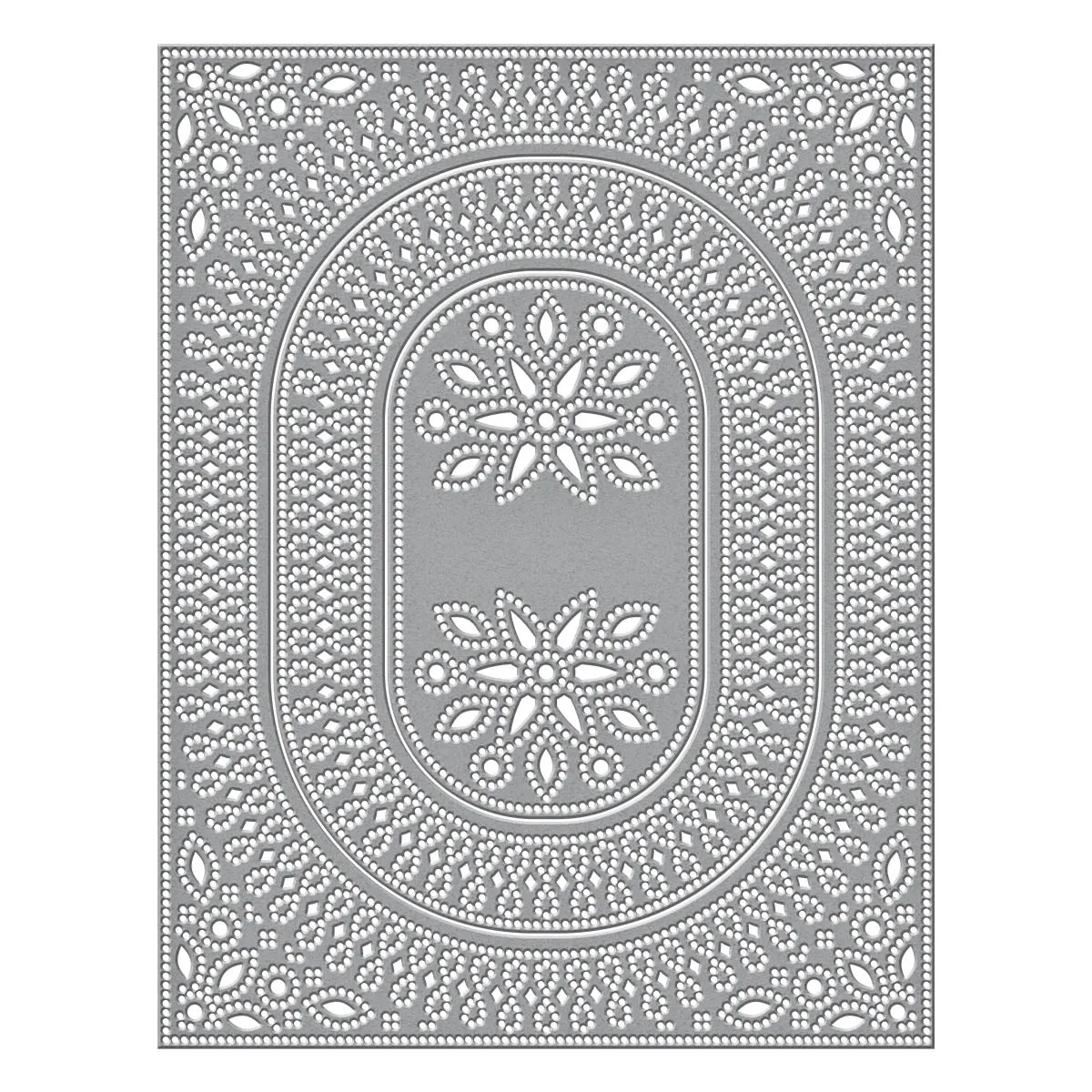 Infinity Punch & Pierce Plate Etched Dies from the Stylish Ovals Collection