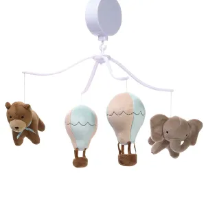 Lambs & Ivy Up Up & Away Musical Baby Crib Mobile