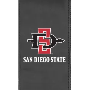 Logo Panel with San Diego State Primary Fits Xpression Gaming Chair Only