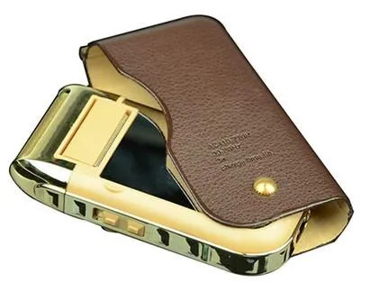 Men Rechargeable Shaver With Leather Case
