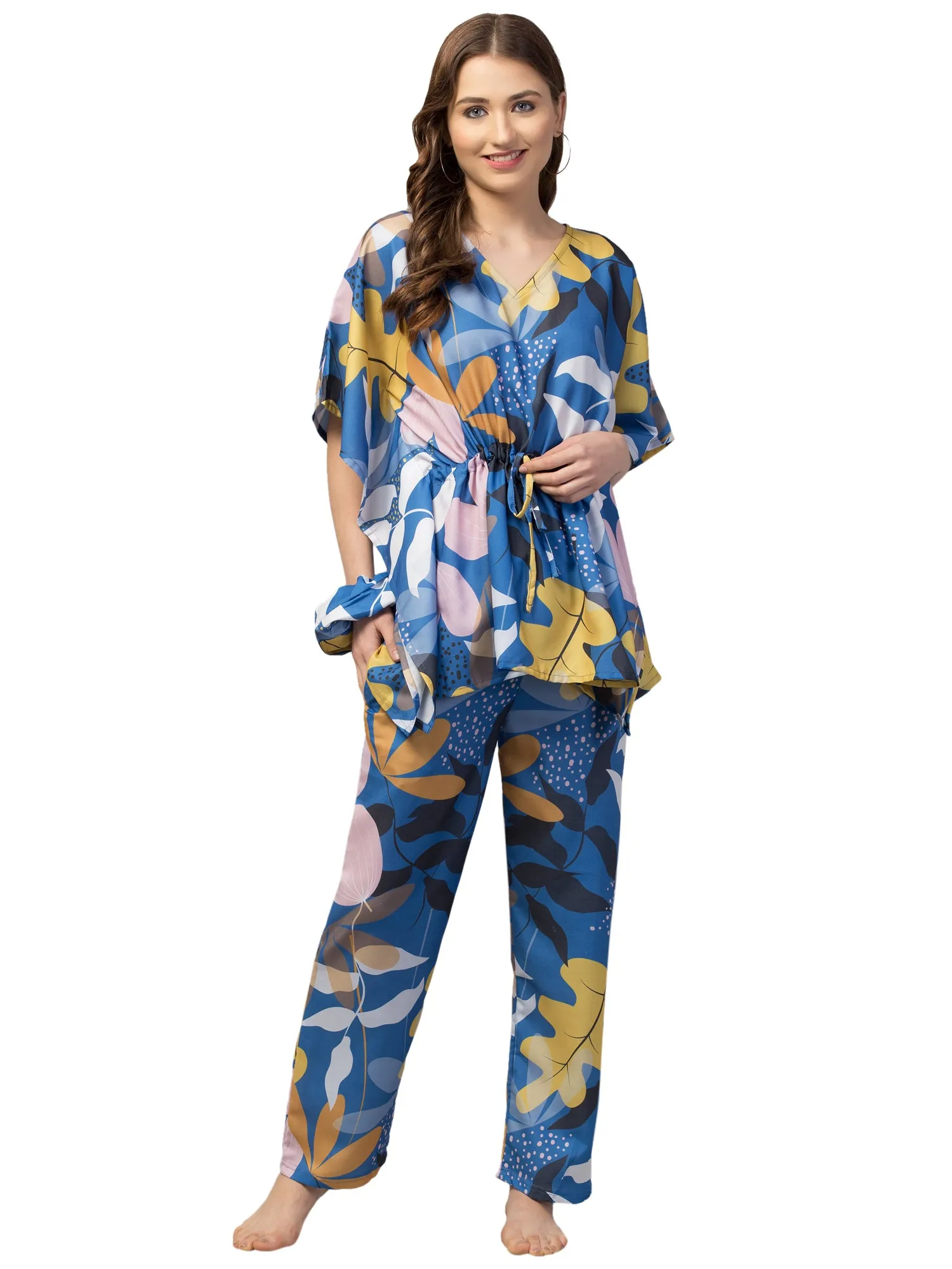 Modern Garden Kaftan Set