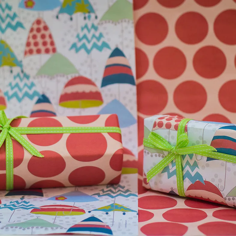Monsoon Collection <br> Wrapping Paper <br> <span style="font-size: 10px;">Set of 4 Sheets</span>