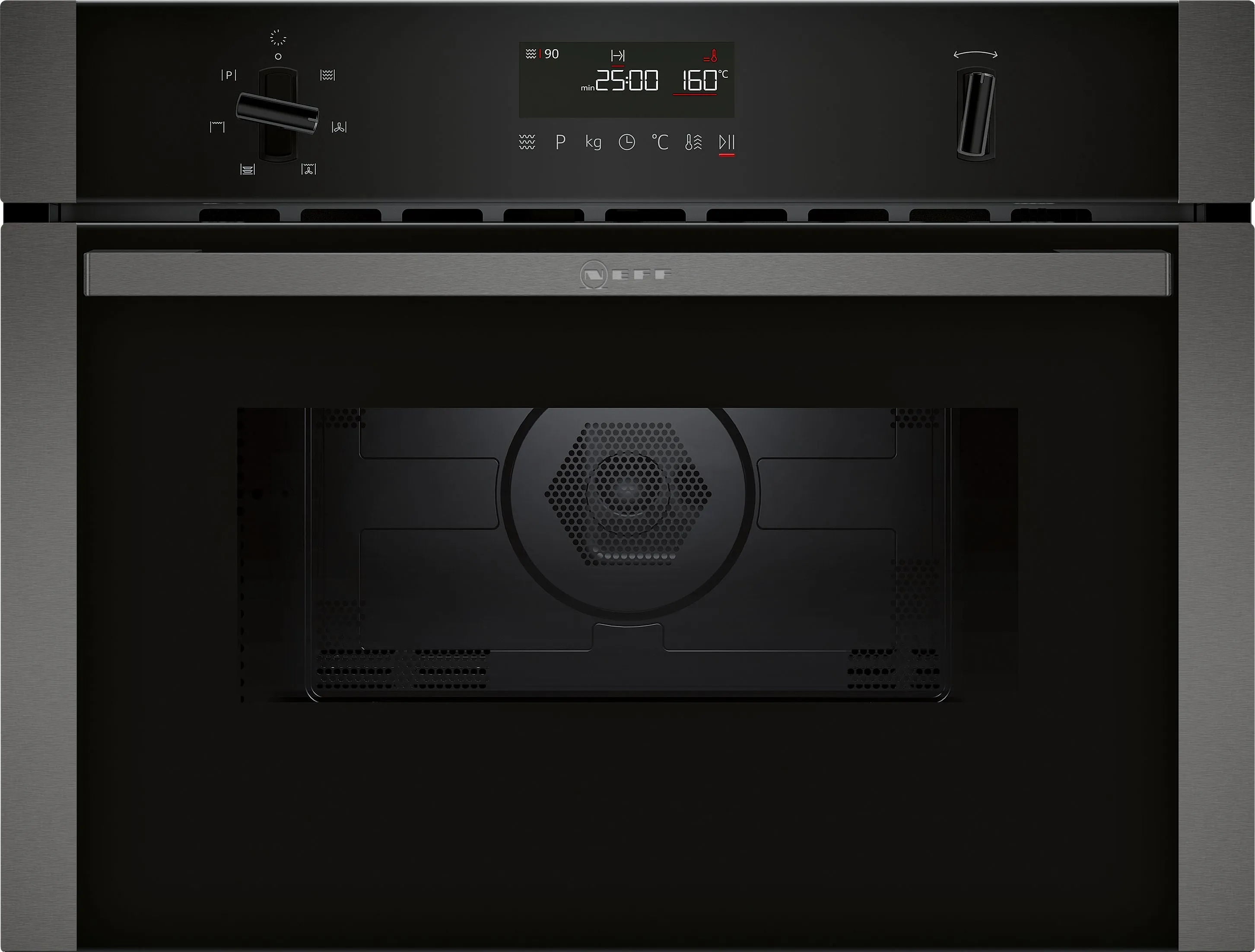 NEFF N50 C1AMG84G0B Built In Combination Microwave Oven - Graphite