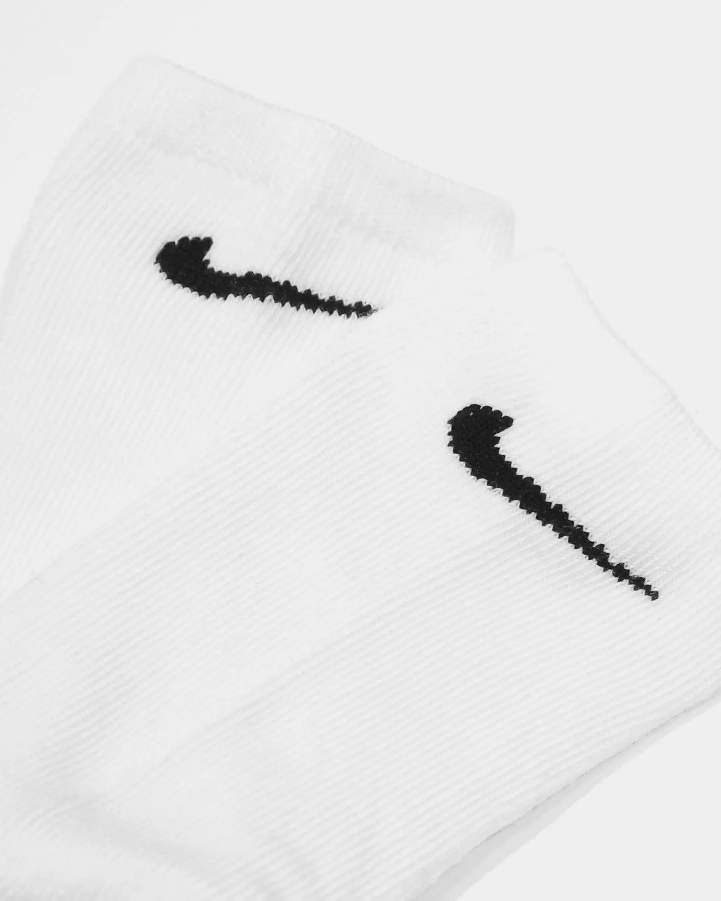 Nike Kids' Basic Pack No Show Socks 3 Pack White