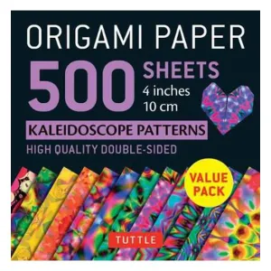 Origami Paper 500 sheets Kaleidoscope Patterns 4 (10 cm) - Tuttle Publishing
