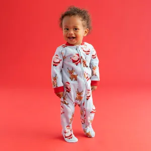 Pere Noel Microfleece Zippered One Piece