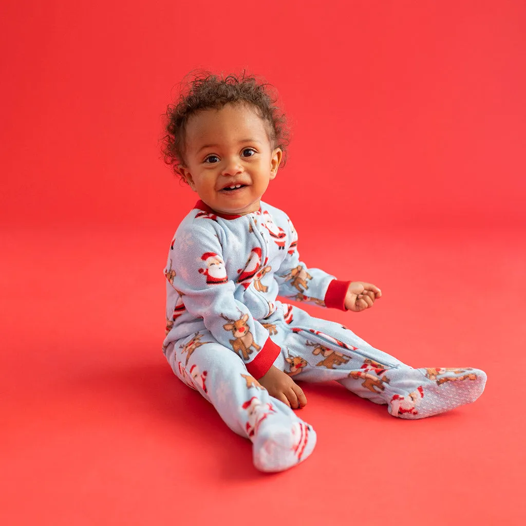 Pere Noel Microfleece Zippered One Piece