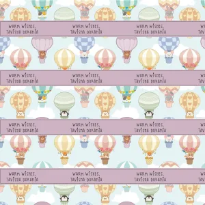Personalised Wrapping Paper -  Colourful Balloons