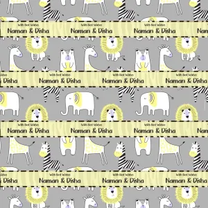 Personalised Wrapping Paper - Jungle Fun