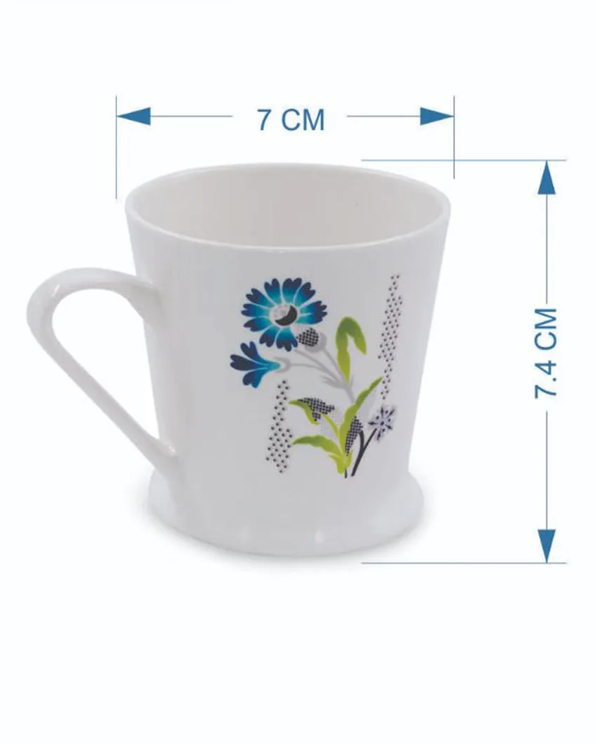 Peter Bone China Coffee Tea Cups | 175 ml | Set of 6