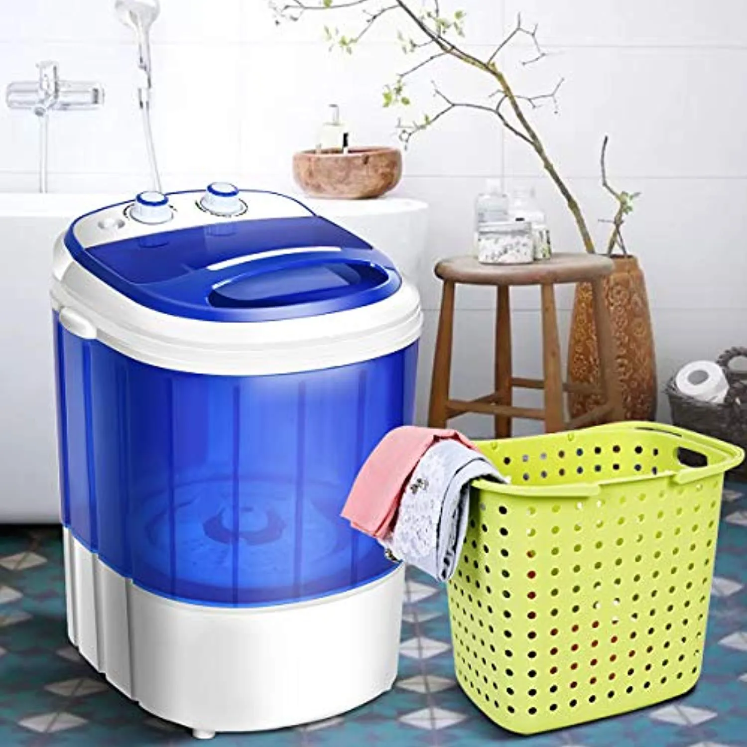 Portable Small Semi-Automatic Compact Washing Machine