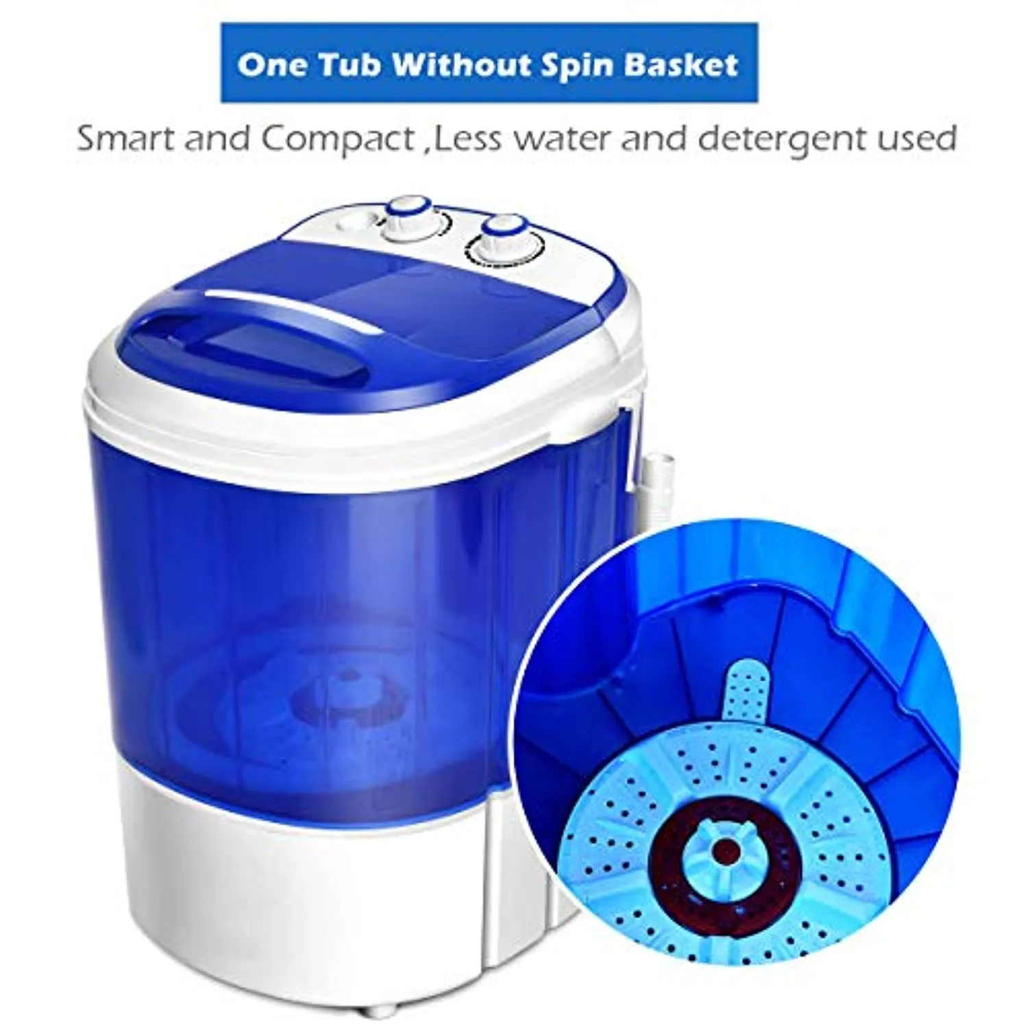 Portable Small Semi-Automatic Compact Washing Machine
