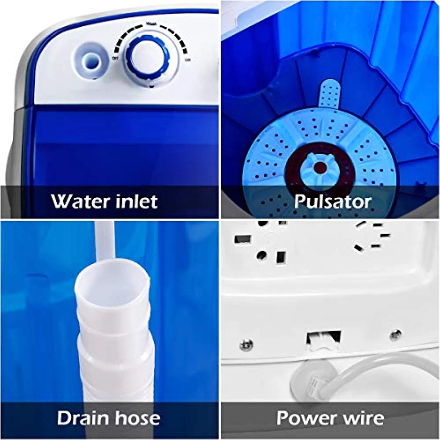Portable Small Semi-Automatic Compact Washing Machine