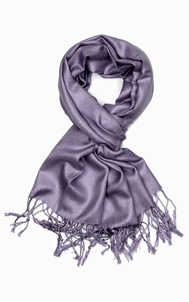 PP001-35 Dim Grey Pashmina Scarf