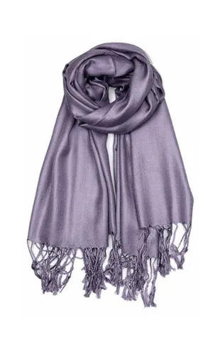 PP001-35 Dim Grey Pashmina Scarf