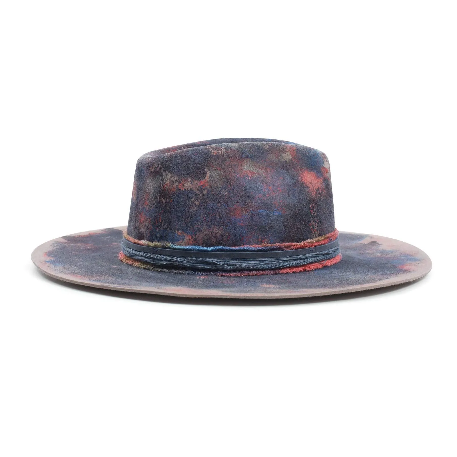 Prism - Vintage Painted Stylish Knots Fedora Hat