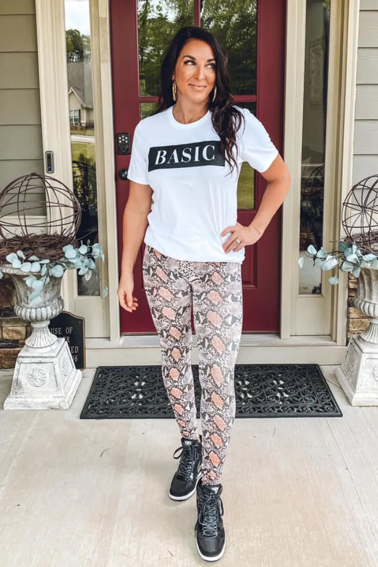 "Basic" White Tee