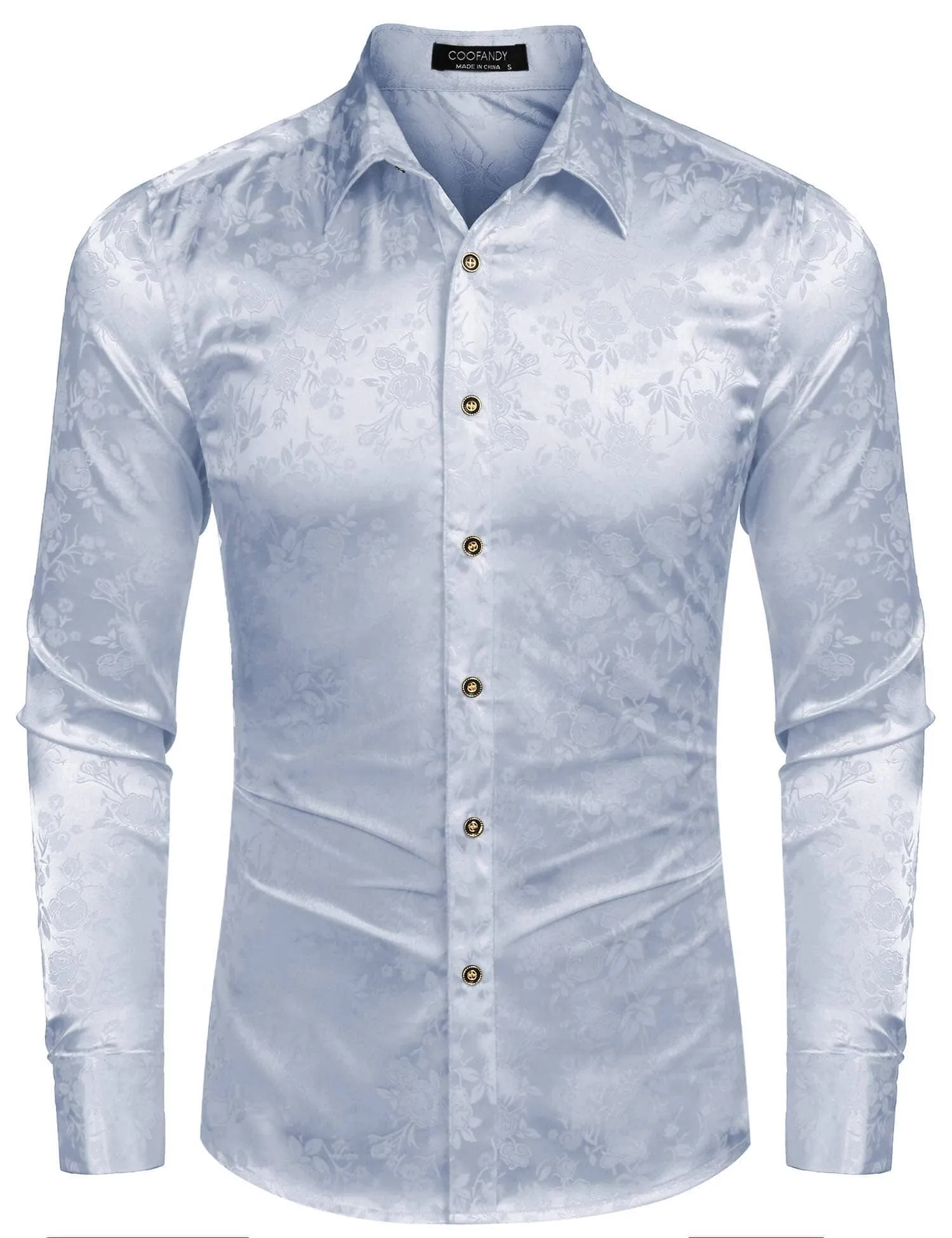 Rose Printed Dress Shirts (US Only)