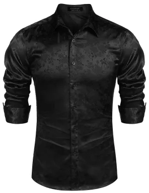 Rose Printed Dress Shirts (US Only)