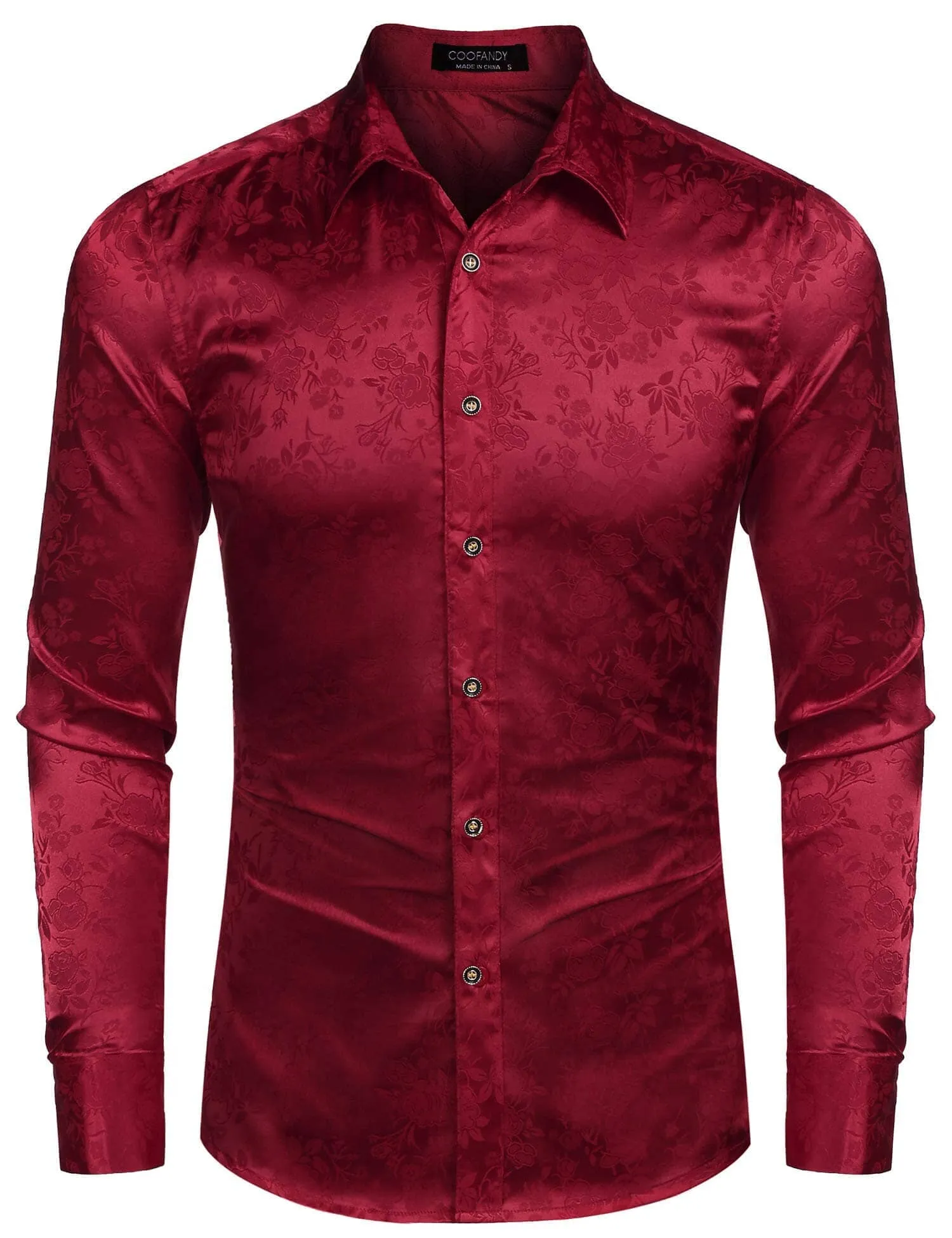 Rose Printed Dress Shirts (US Only)