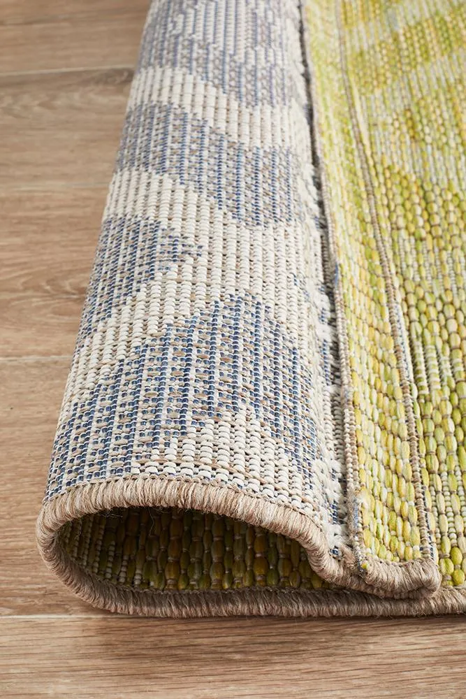 Rug Culture Terrace 5504 Green Runner Rug