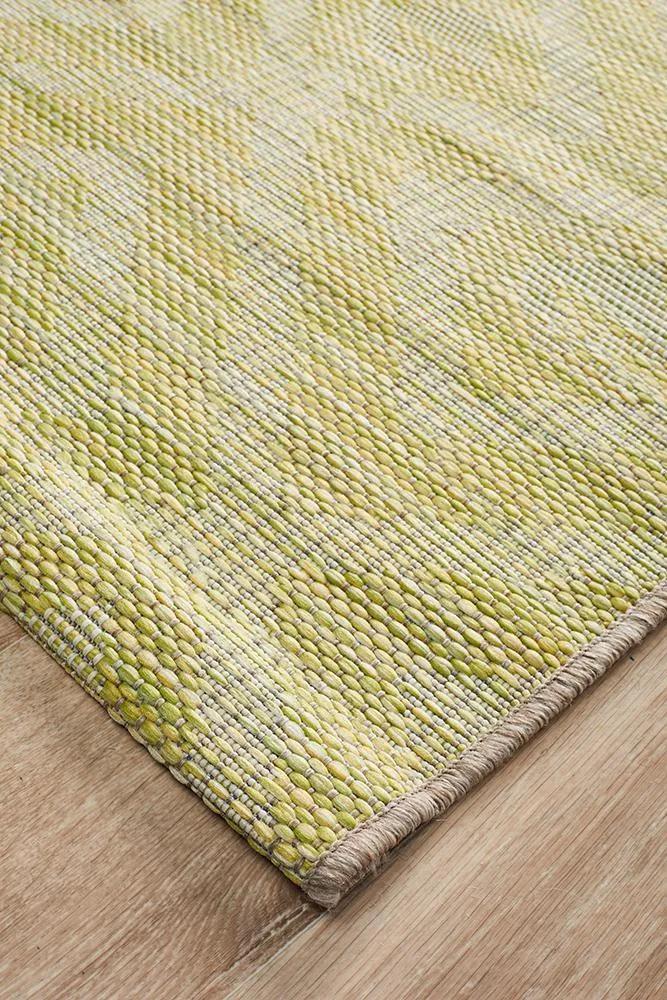 Rug Culture Terrace 5504 Green Runner Rug