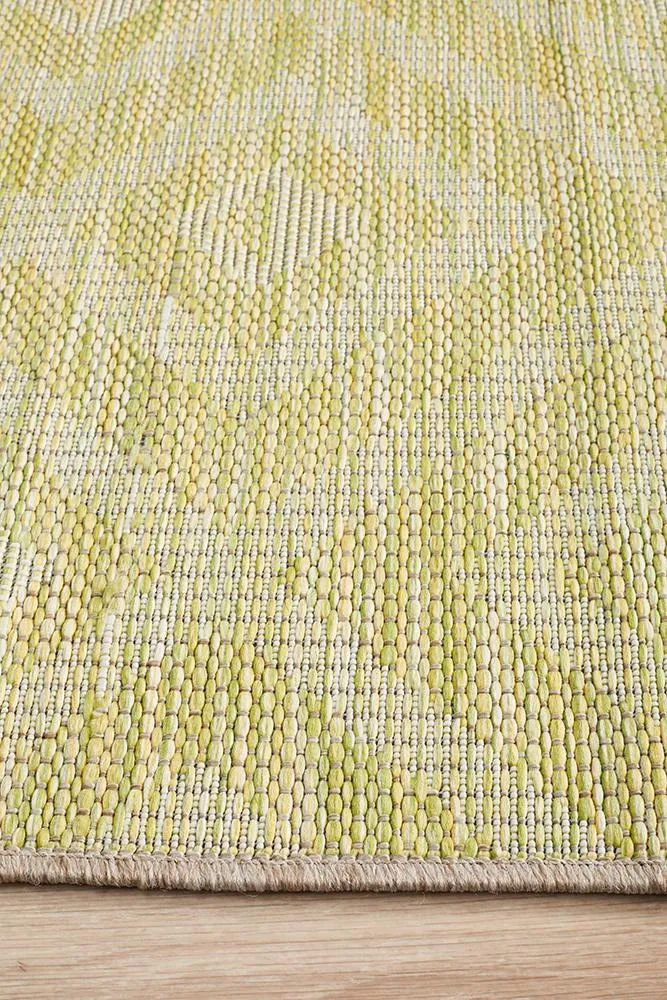 Rug Culture Terrace 5504 Green Runner Rug