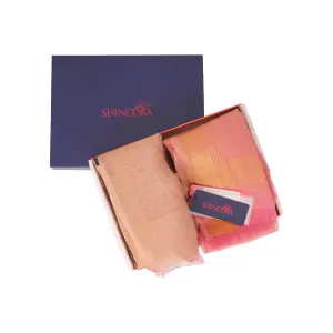 Silk Metallic Woven Design Dupattas Gift Set