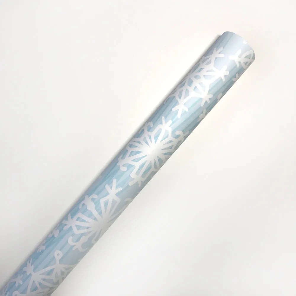 Snowflake Wrapping Paper - 6 FT Roll - Matte Finish | *40% Off!*
