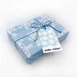 Snowflake Wrapping Paper - 6 FT Roll - Matte Finish | *40% Off!*