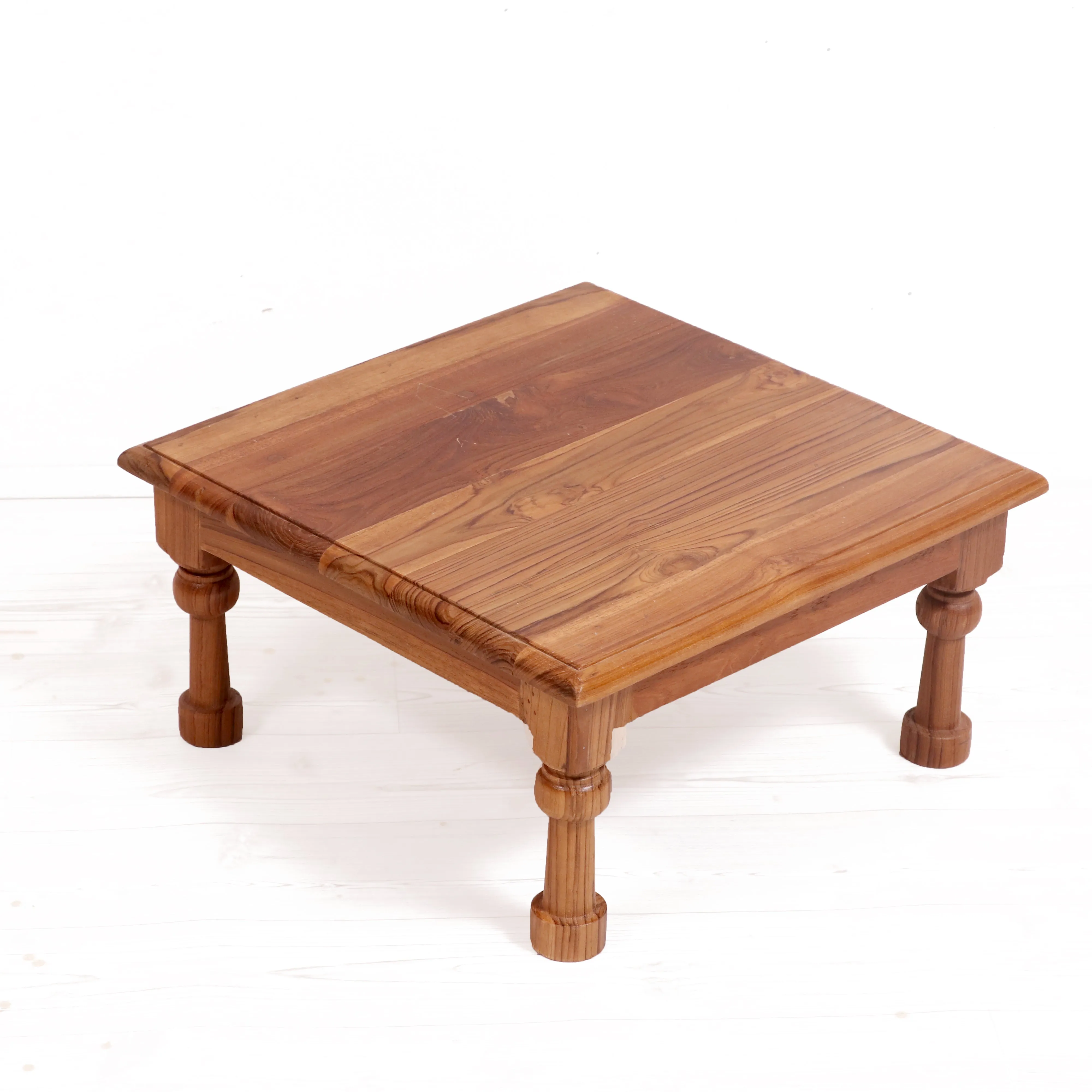 Solid teak stylish ring bajot