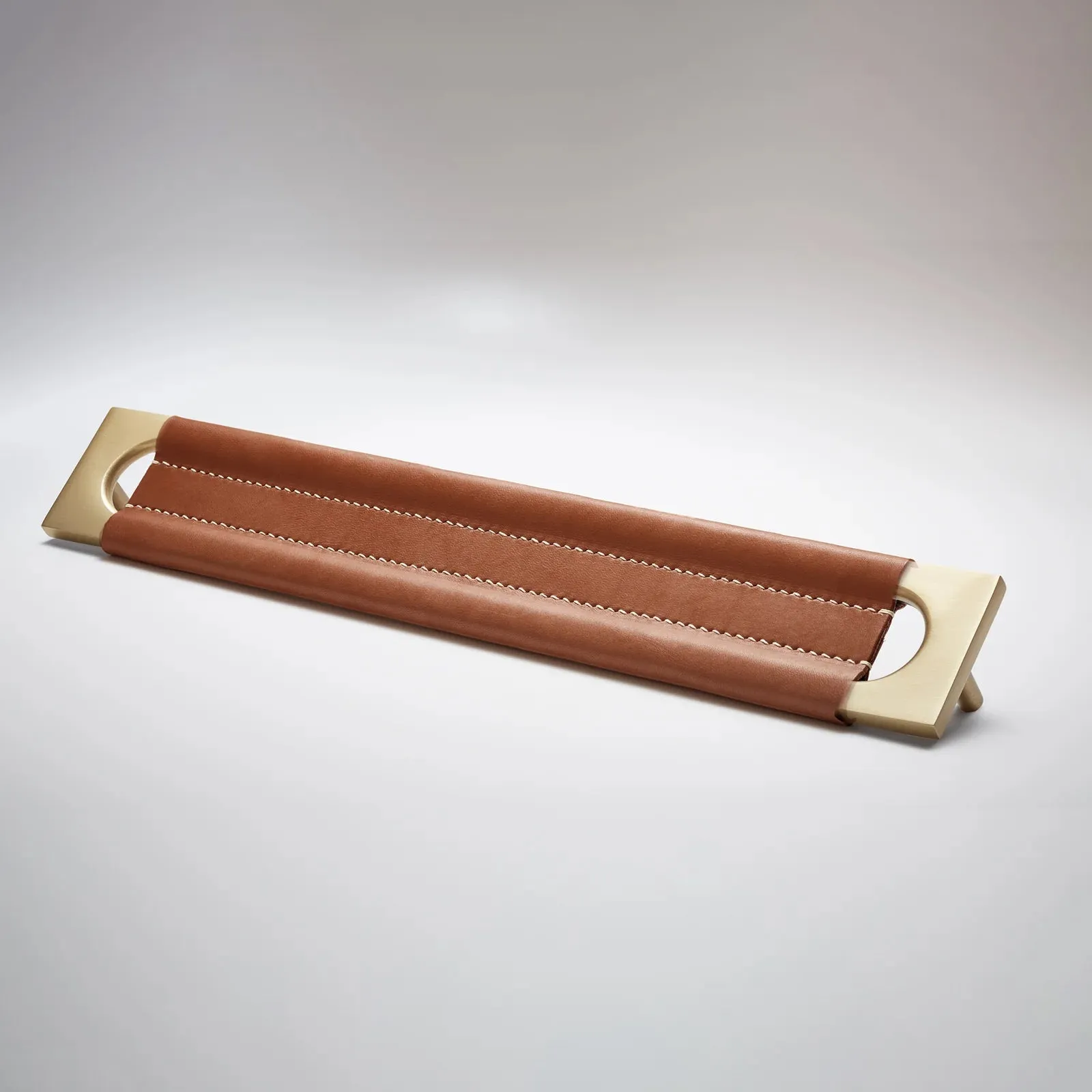 Stitch 12S Leather Cabinet Pull