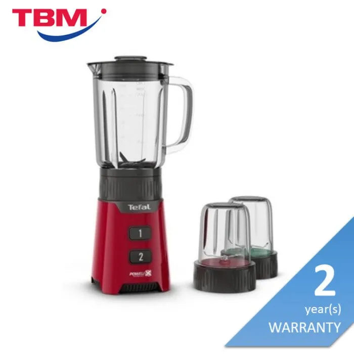 Tefal BL168 Minimix Glass  Blender 1.0L 400W With 1L Glass Jug ( Chopper   Grinder)