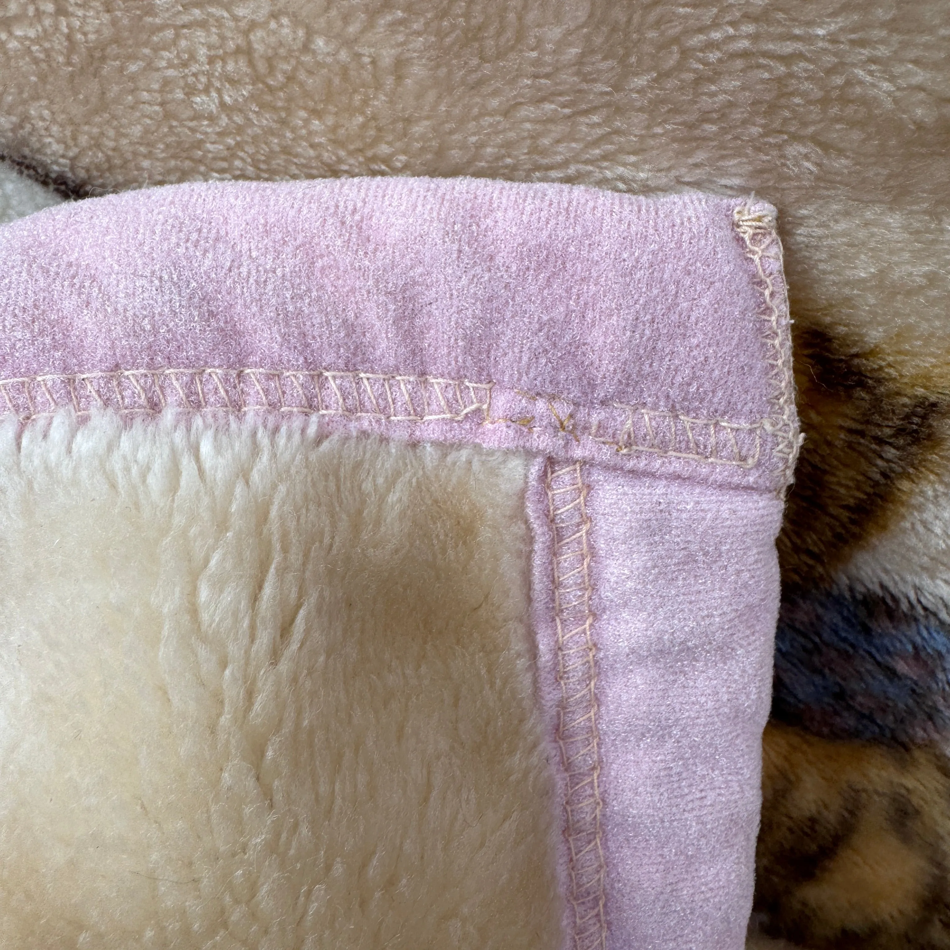 Vintage Precious Moments Baby Toddler Little Girl Dogs Puppies Blanket Cheerful Giver Luxury Plush Raschel Thick Velvet Velour Minky Throw 39" x 42”